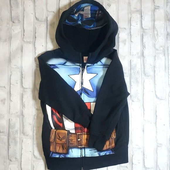 Captain America Kids Hoodie - Picture 2 of 3